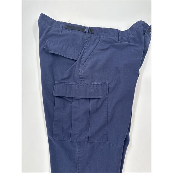 Propper Cargo Pants Mens XL 42x31 Blue Tactical Paratrooper Ripstop Utility Y2K - Picture 12 of 16